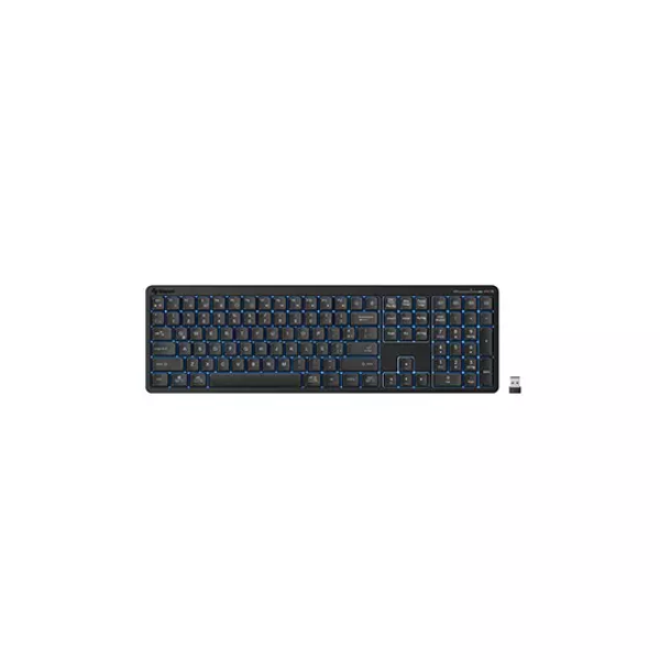 Teclado inalámbrico STEREN multidispotivo con batería recargable y luz LED