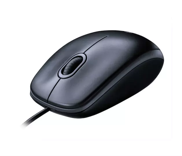 Mouse Logitech M100 Alámbrico Negro.