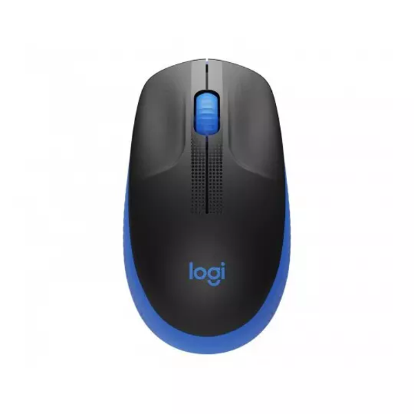 Mouse Logitech M190 Inalámbrico Ambidiestro Azul