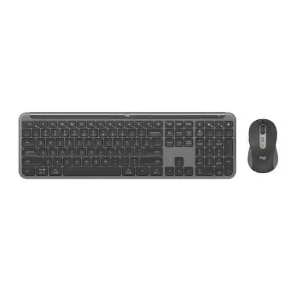 Kit Teclado y Mouse Logitech MK950 Signature Combo Inalámbrico Negro (Español)