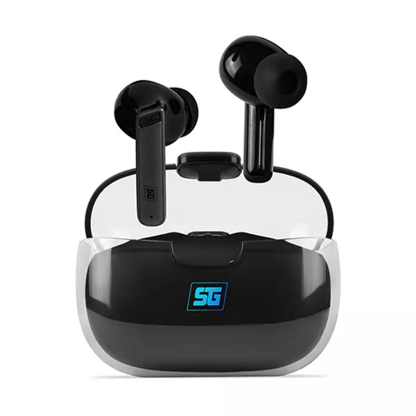 Audífonos Vorago stg ESB-301-pro tws bluetooth manos libres ipx6 led 35 hrs