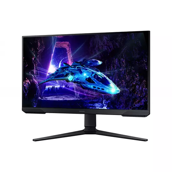Monitor Plano 24" Gamer Samsung OdysseyFHD FreeSync 180Hz Negro