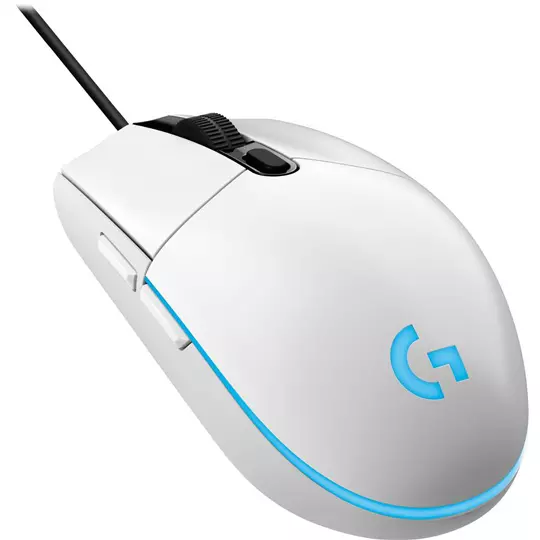 Mouse Logitech G203 LightSync gaming white