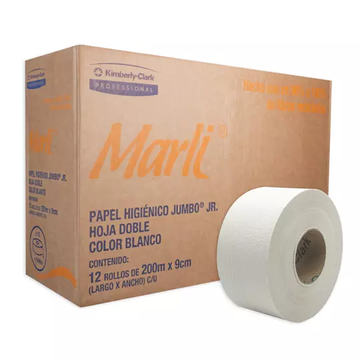 Papel higiénico Marli 200 m jumbo jr