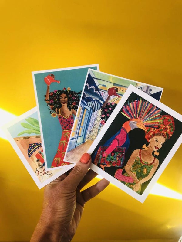 Setje kaarten 'Fabuleuze vrouwen'