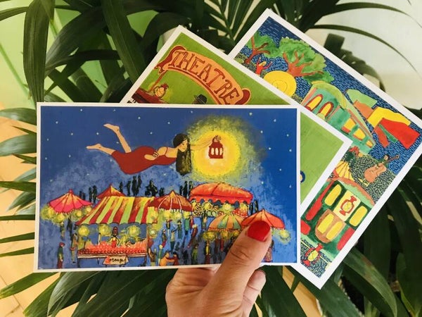 Setje kaarten 'Circus'