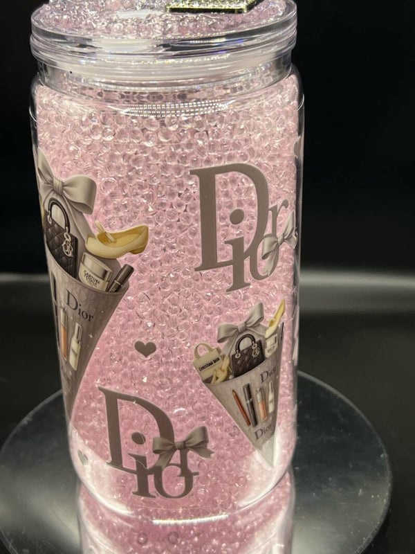 Crystal filled tumbler