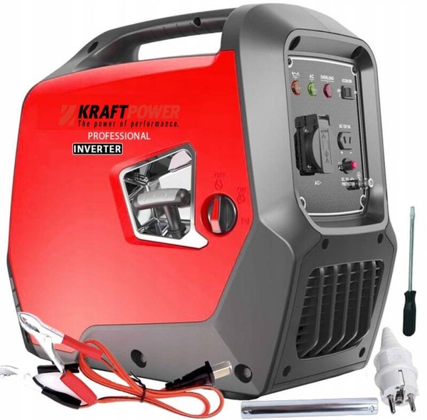 Générateur Inverter Silencieux KRAFTPOWER™ 2500W 230V – Onde Sinusoïdale Pure, Portable et Économique (Version 2025)