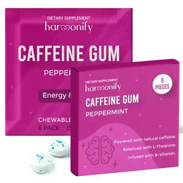 HARMONIFY Energy & Focus Gum (54 Pieces)