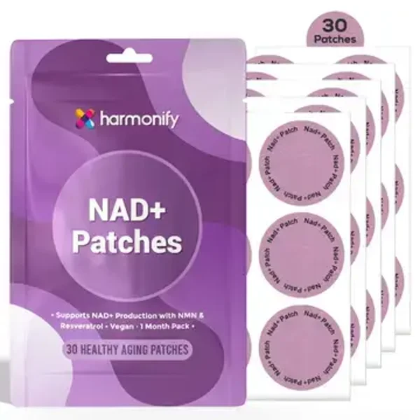 HARMONIFY NAD+ Patches - Cellular Health & Vitality - 30 Pcs