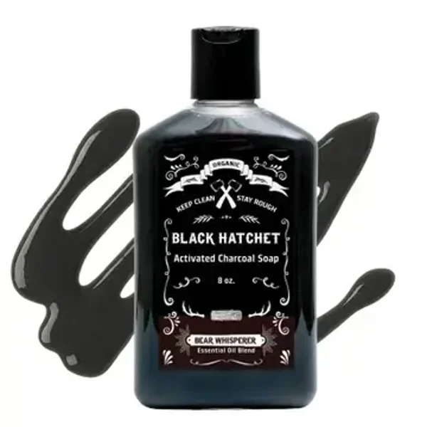 Charcoal Beard and Body Wash - Bear ⚫ Gifts for Men