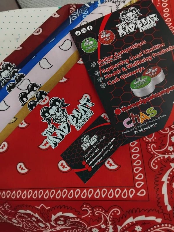 Head Scarf / Face Cover / Face Mask MadGoat LOGO