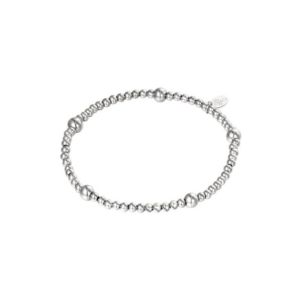 Armband Beady Zilver