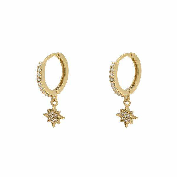 Oorbellen Zirkonia Star