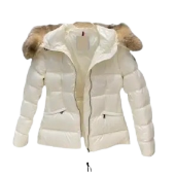 Black Down Puffer Jacket MNCLR WHITE