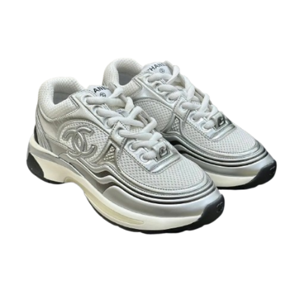 Chanel Runners Black and Silver Unisex