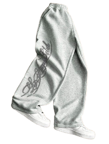 OVERSIZED EMBROIDERED SWEATPANTS
