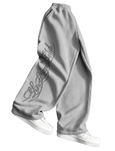 OVERSIZED EMBROIDERED SWEATPANTS