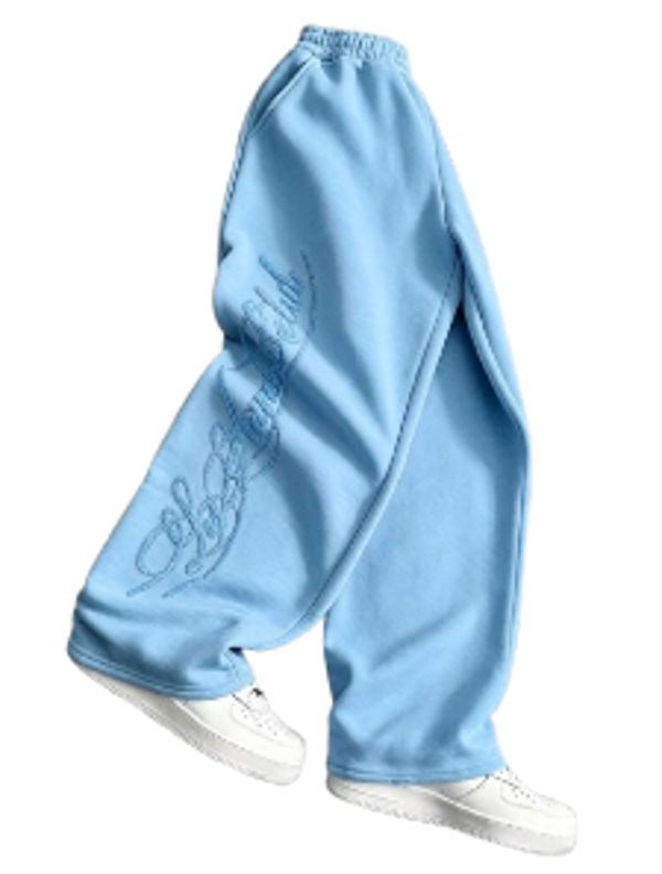 OVERSIZED EMBROIDERED SWEATPANTS