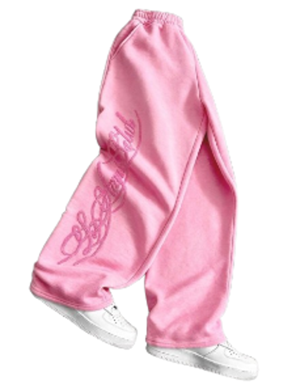 OVERSIZED EMBROIDERED SWEATPANTS