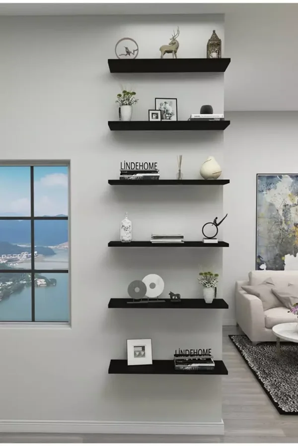 Etagères murales 6pcs