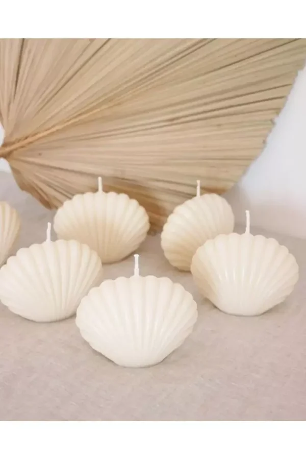 Bougies coquilles parfumée 5pcs