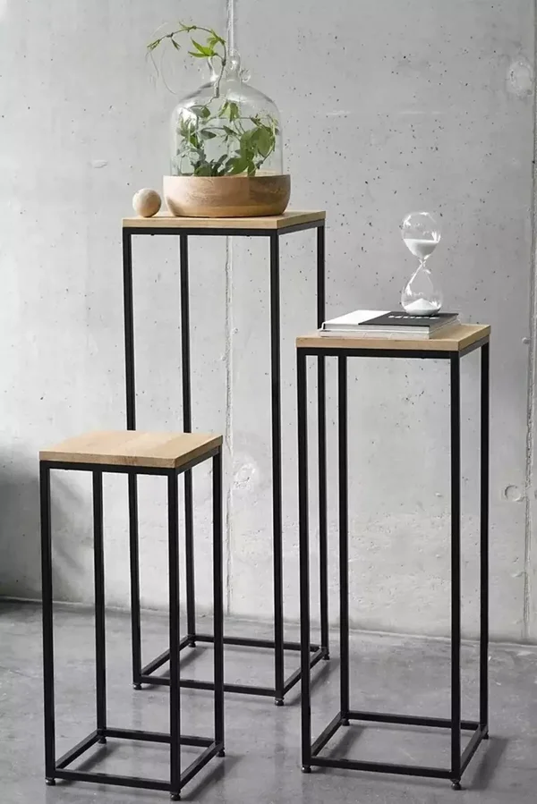 Enssemble de supports pour plantes 3pcs