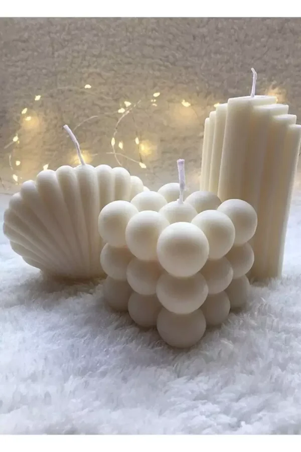 Bougies bubble 3pcs