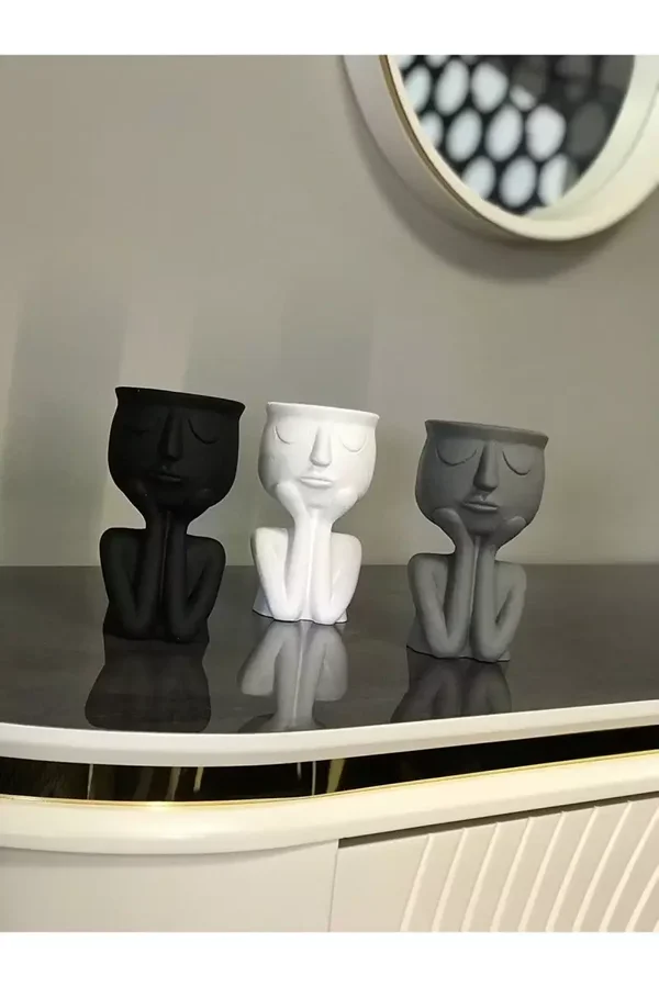 Petit pots de fleurs 3pcs