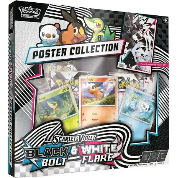 Black Bolt & White Flare - Unova Poster Collection