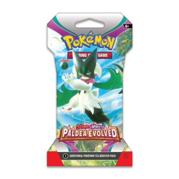 Sleeved Paldea evolved boosterpack