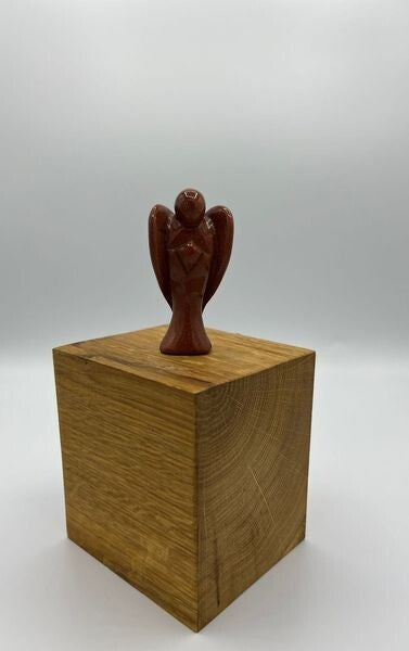 Engel-Gravur Goldfluss 7,5 cm energetisiert