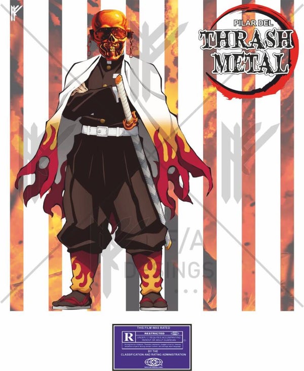 URBAN T-SHIRT DEMON SLAYER (MEGADETH)