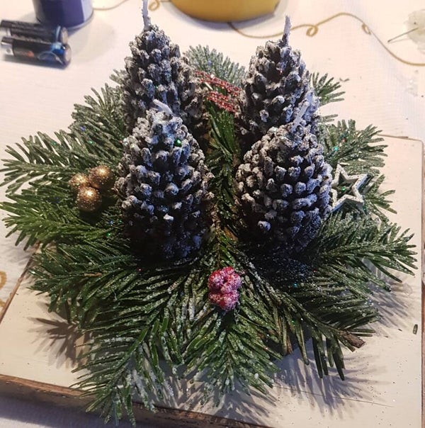 Weihnachtliches Gesteck