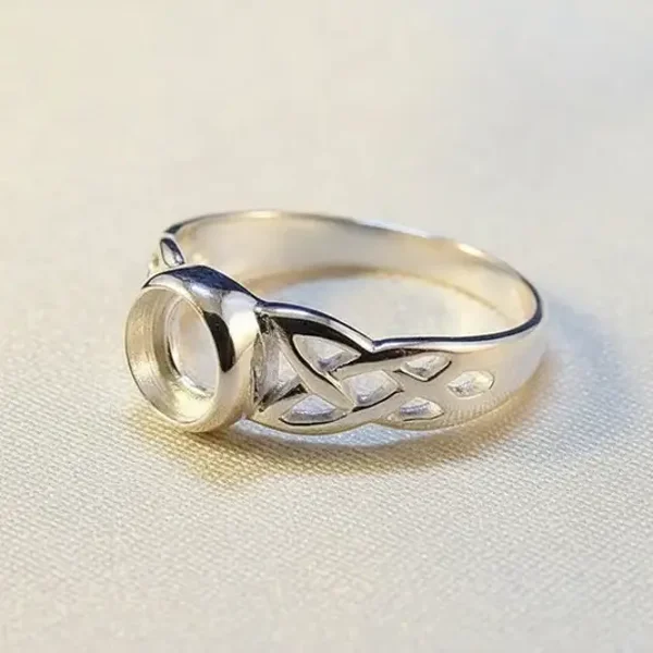 Sterling Silver Celtic Memorial Ashes Ring