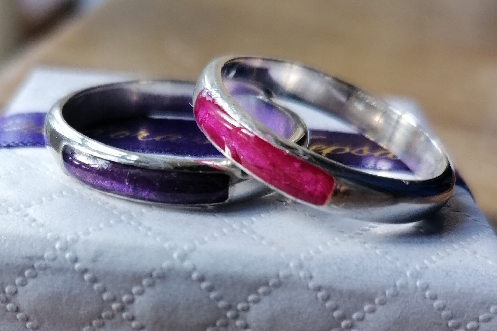 Sterling Silver Ladies Memorial Channel Ring