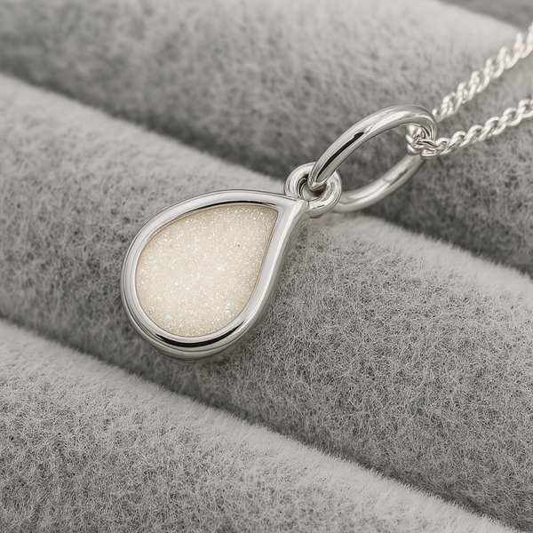 Sterling Silver Milkdrop Pendant