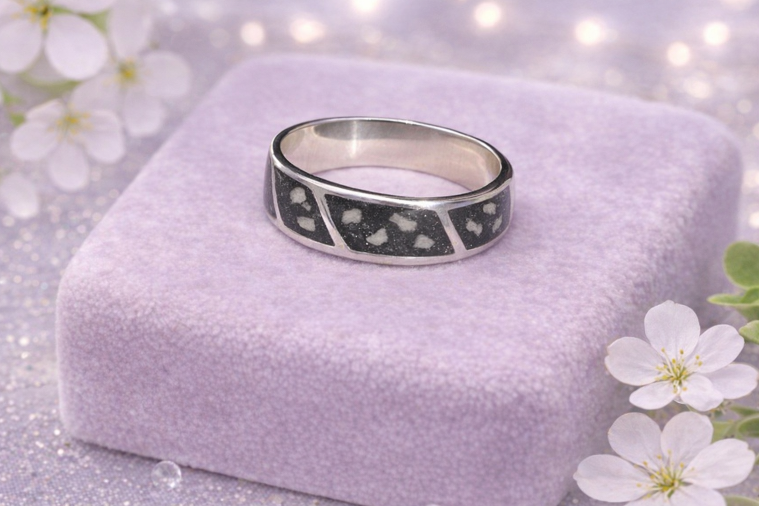 Sterling Silver Gent’s 3 Channel Ring