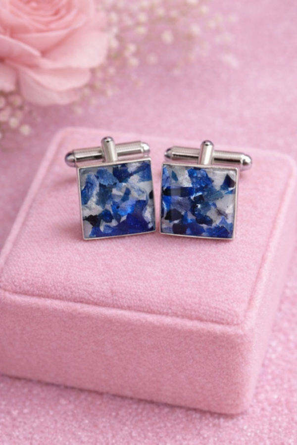 Sterling Silver Memorial Cufflinks