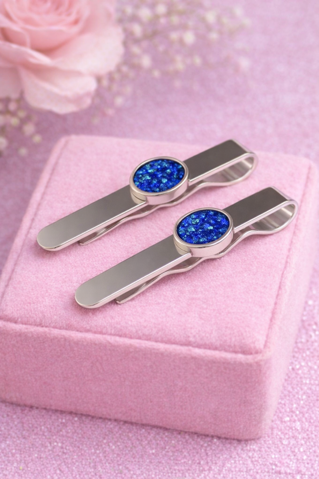 Sterling Silver Memorial Tie slide