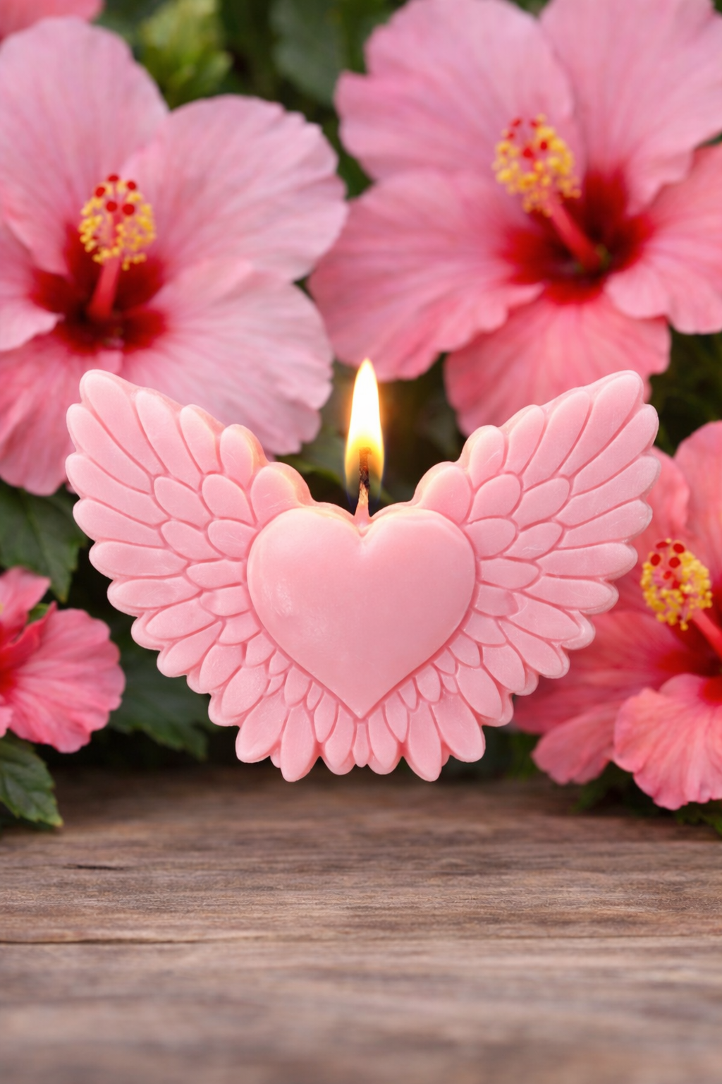 Bougie décorative à l’hibiscus🌺