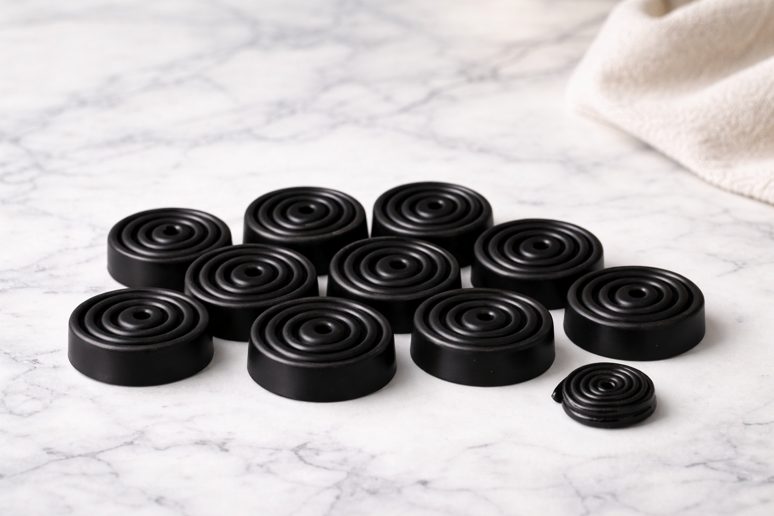 10 tourbillons au réglisse🍭