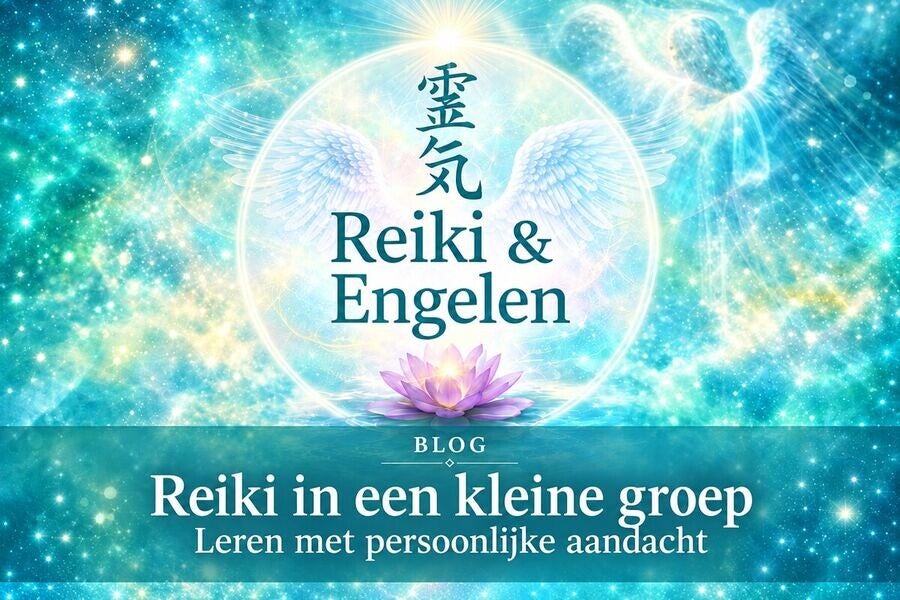 Illustratie van de drie Reiki-cursusniveaus