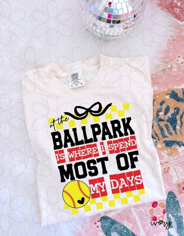 Ballpark is where I spend my days-Softball