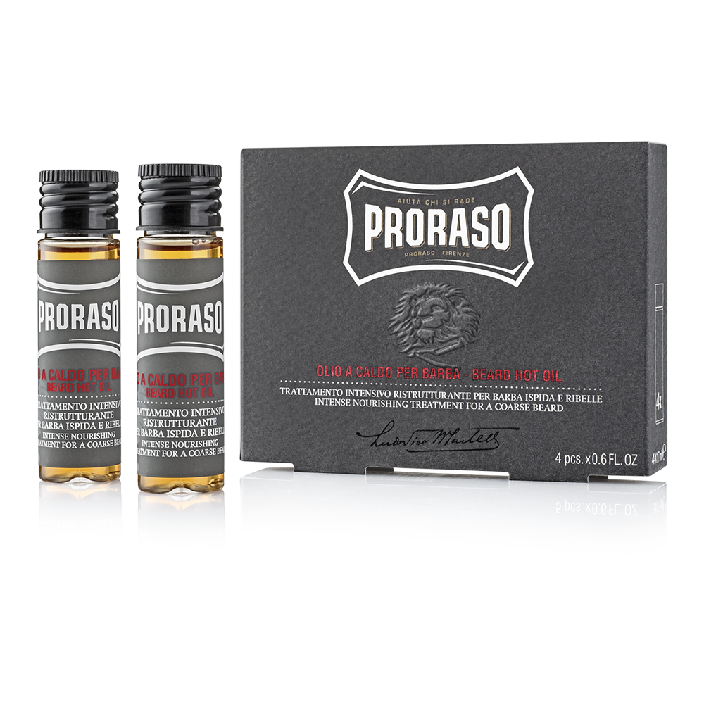 PRORASO INTENSIVE HOT BAARDOLIE - 4 STUKS