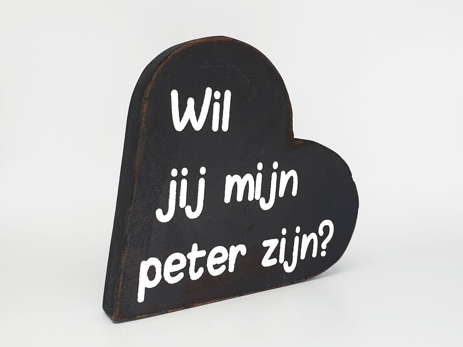 Hart zwart peter/meter