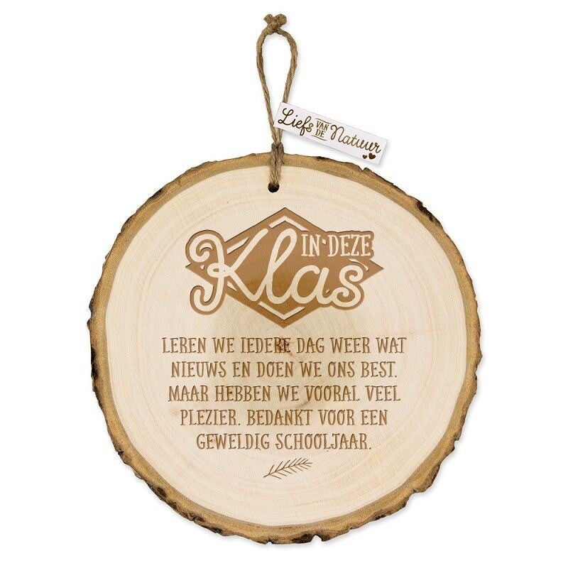 Boomschijf - in deze klas