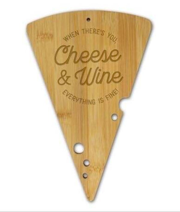 Borrelplank cheese and wine