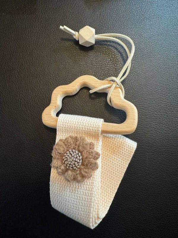 Haarknipjes hanger wolk