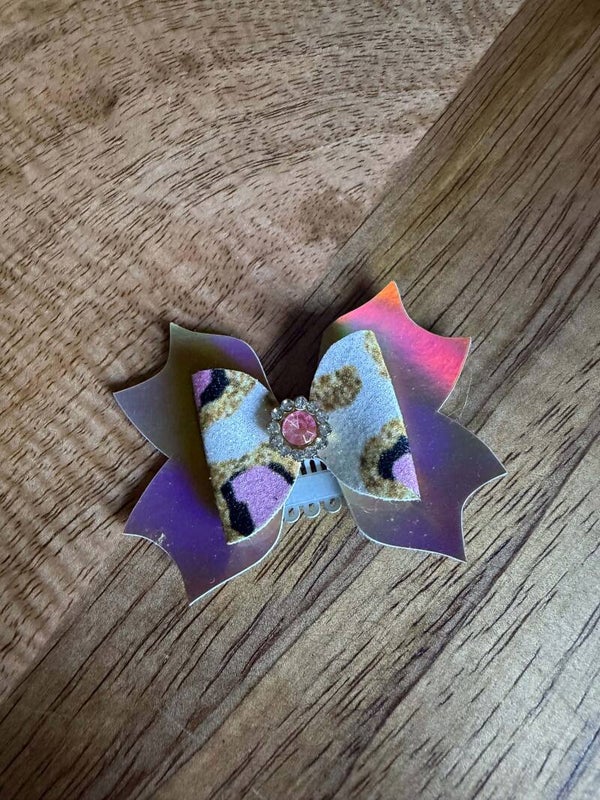 Haarspeldje anti-slip goud roze